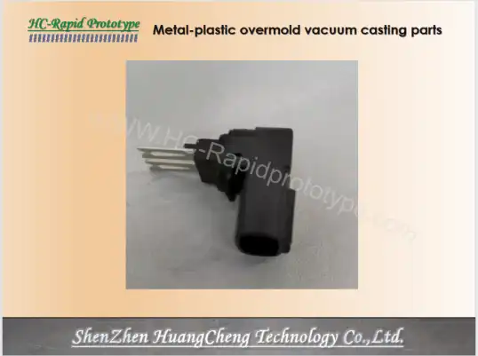 Metal-plastic overmold vacuum casting parts