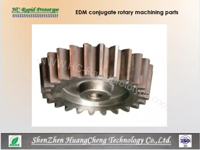 EDM conjugate rotary machining parts