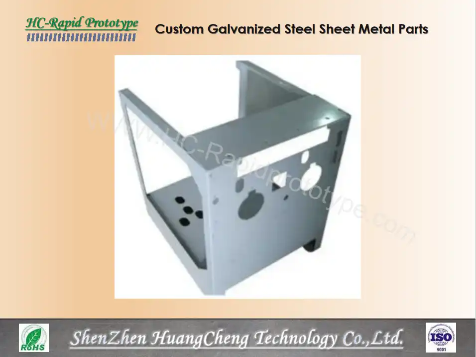Custom Galvanized Steel Sheet Metal Parts Custom Galvanized Steel Sheet Metal Parts